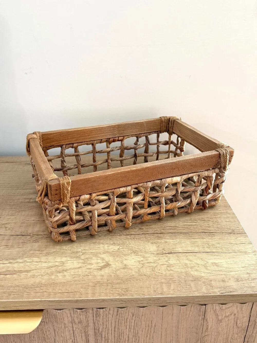 home | small wicker woven storage basket